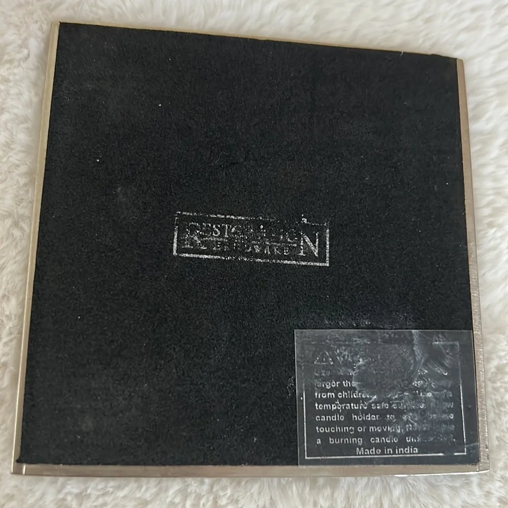 Bundle of 3 Restoration Hardware Candle Holders